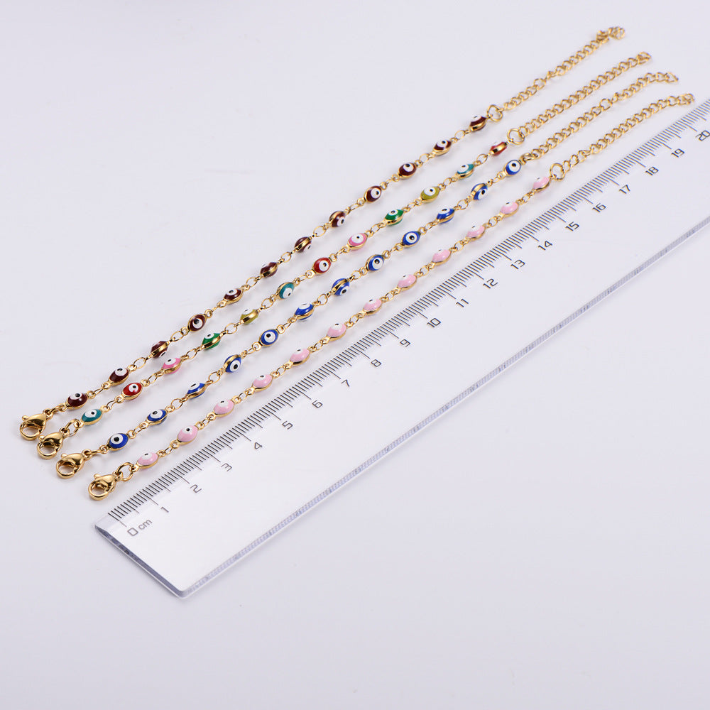 Blue Ojitos Oval Bracelet